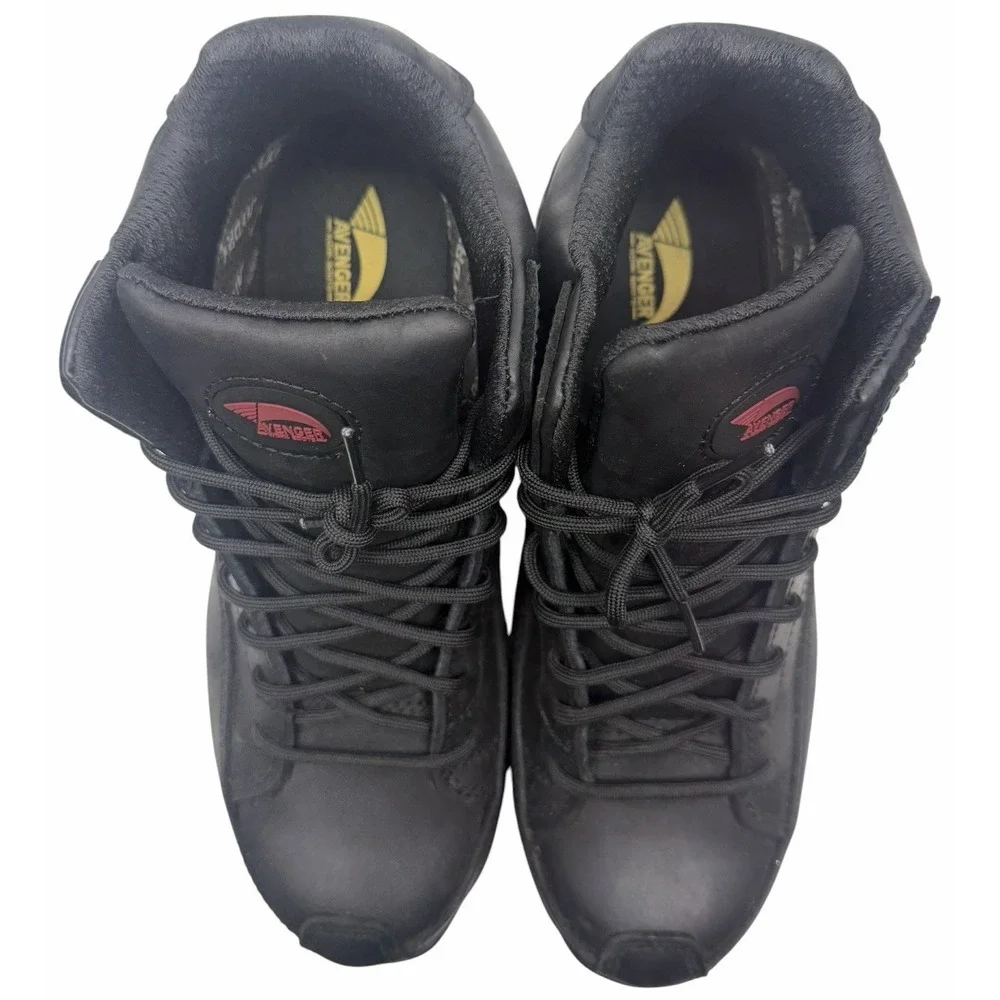 Avenger A7248 Waterproof Work Boots Men's 10EE Carbon Nano‎ Safety Toe Black